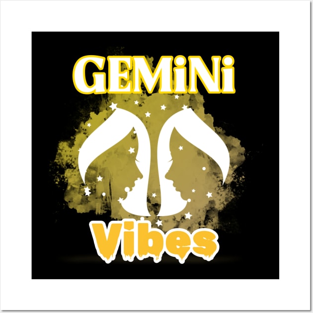 Gemini vibes Wall Art by RoseaneClare 